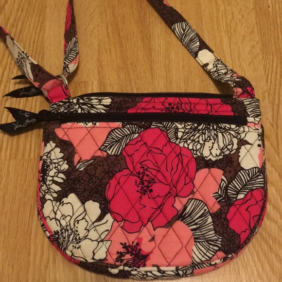 Mocha Rouge Vera Bradley Crossbody Bag - Picture 3 of 7